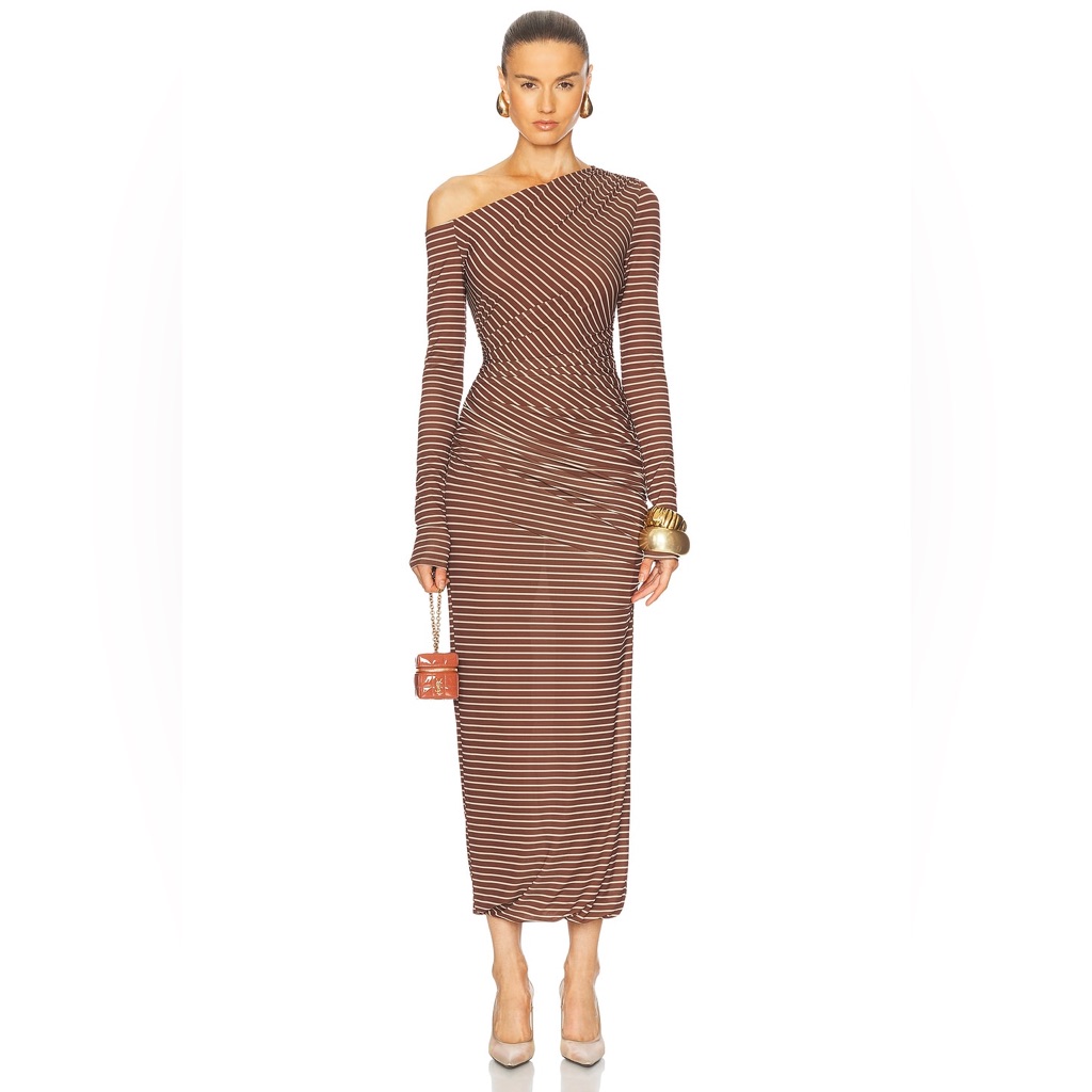 Ronny Kobo Women’s Small Mesh Maxi Annamaria Dress
